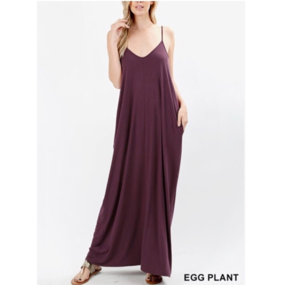 New! Oversized Cocoon Maxi Dress